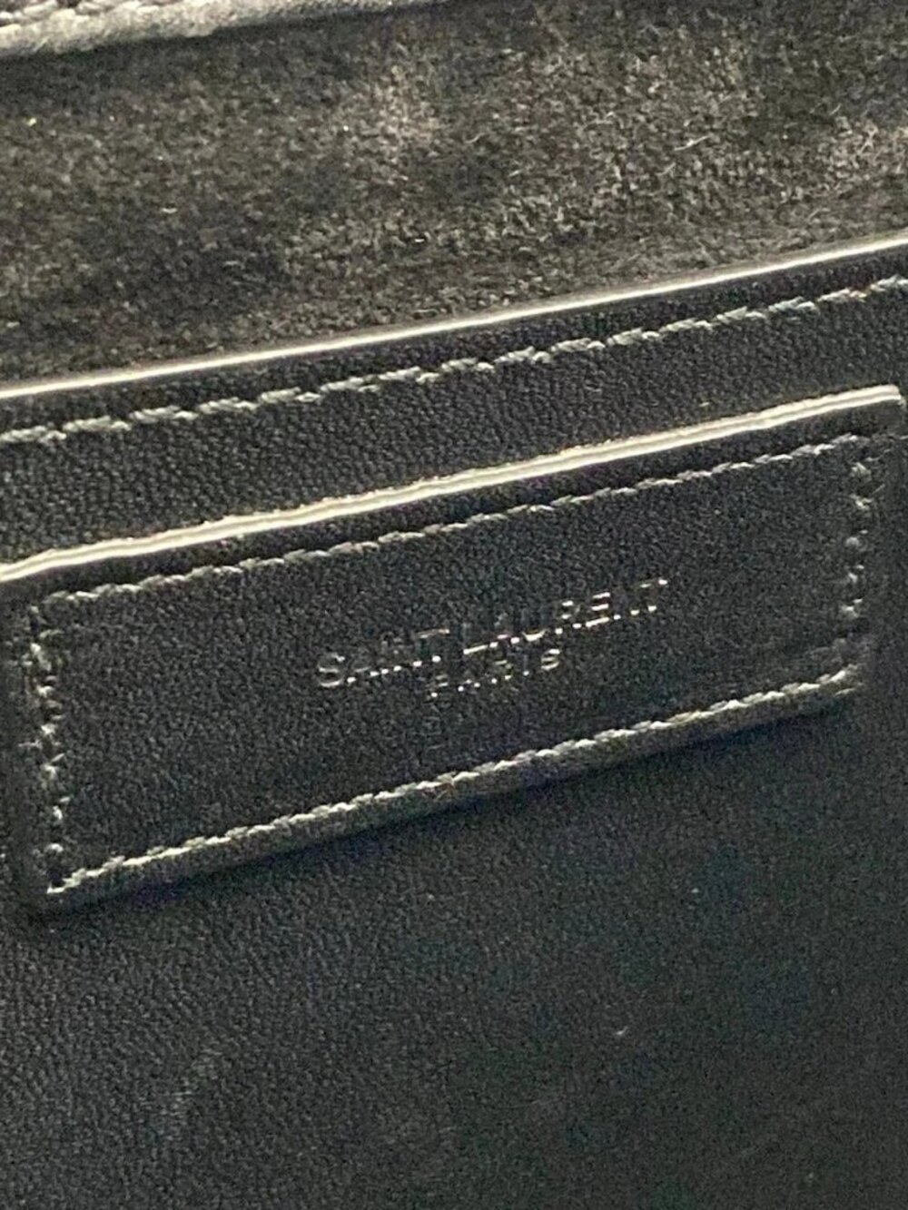 SAINT LAURENT PARIS Betty 315680 Black Leather Shoulder Bag - Picture 10 of 15